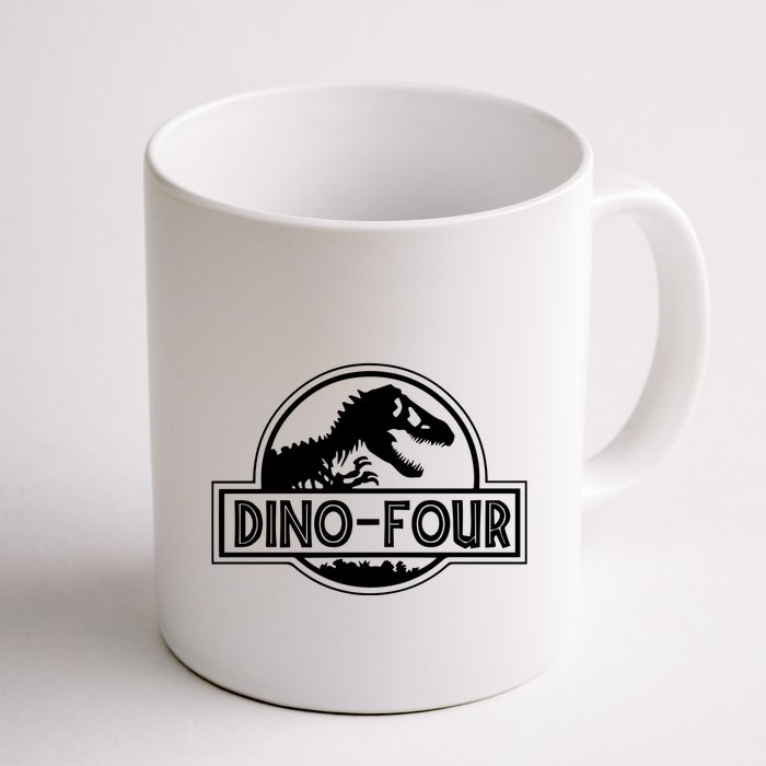 Dino Four Birthday Saurus Mug