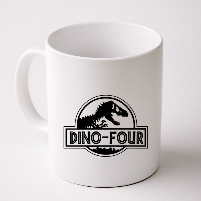 Dino Four Birthday Saurus Mug