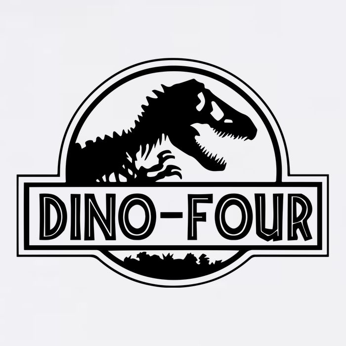 Dino Four Birthday Saurus Mug