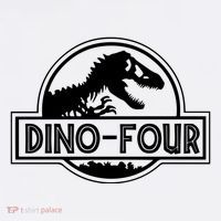 Dino Four Birthday Saurus 11oz C Handle Ceramic Mug