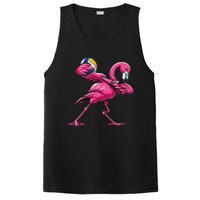 Dabbing Flamingo Costume Volleyball Player Fan Lover Team PosiCharge Competitor Tank