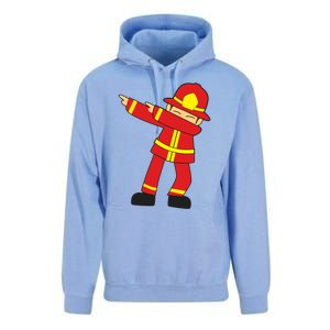 Dabbing Firefighter Cute Dancing Firefighter Gift Funny Gift Unisex Surf Hoodie