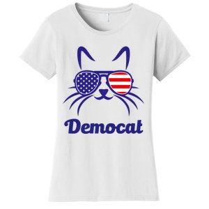 Democat Funny Cat Ladies For Kamala Women's T-Shirt