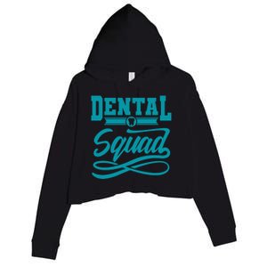 Dentist Funny Crew Dental Clinic Dental Squad Hygienist Gift Crop Fleece Hoodie