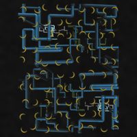 Dan Flashes Complicated Pattern Ladies PosiCharge Tri-Blend Wicking Tank