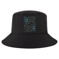 Dan Flashes Complicated Pattern Cool Comfort Performance Bucket Hat