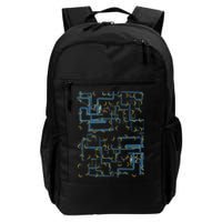 Dan Flashes Complicated Pattern Backpack