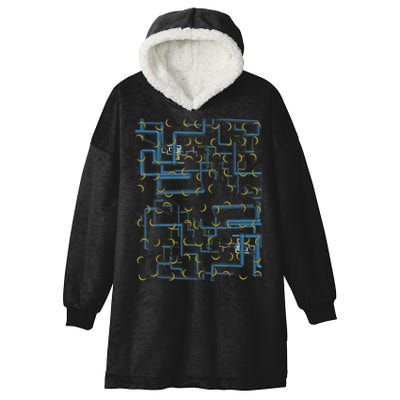 Dan Flashes Complicated Pattern Hooded Wearable Blanket