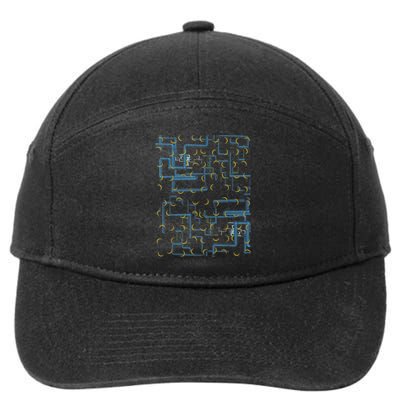 Dan Flashes Complicated Pattern 7-Panel Snapback Hat