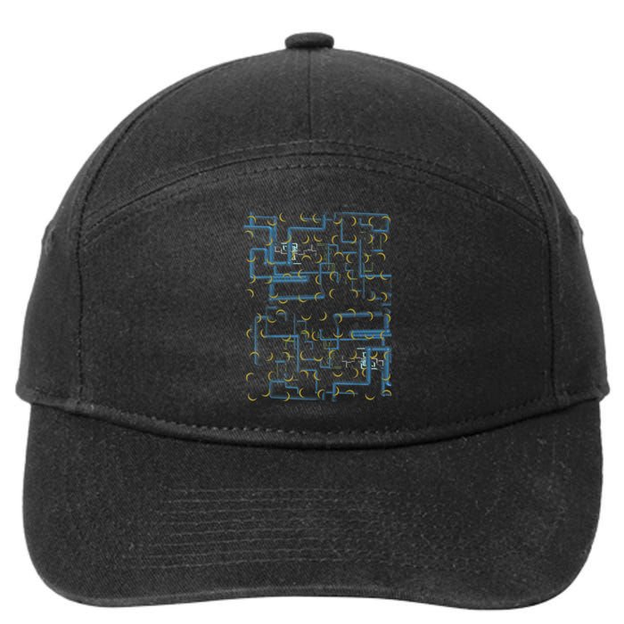 Dan Flashes Complicated Pattern 7-Panel Snapback Hat