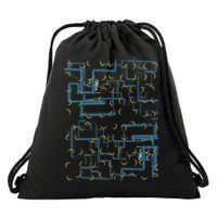 Dan Flashes Complicated Pattern Drawstring Bag
