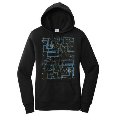 Dan Flashes Complicated Pattern Women's Pullover Hoodie