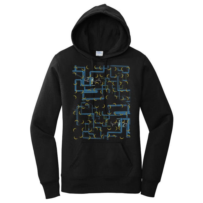 Dan Flashes Complicated Pattern Women's Pullover Hoodie