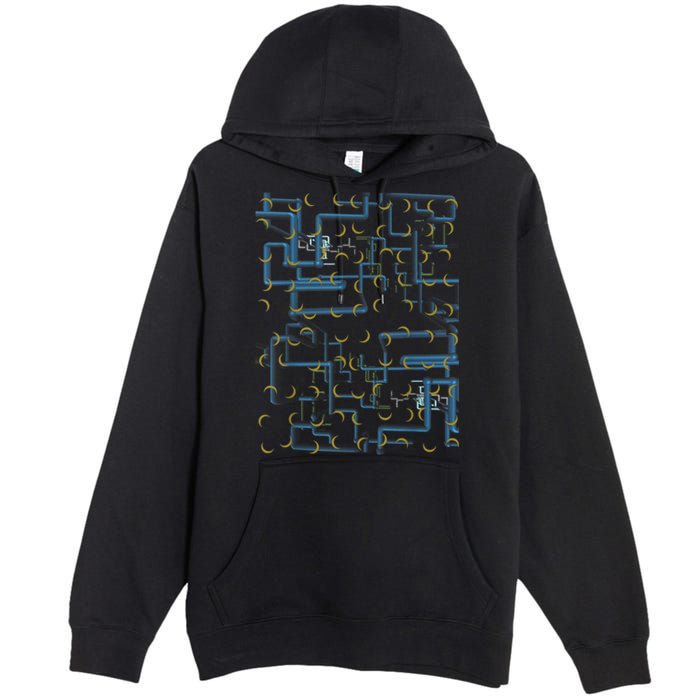 Dan Flashes Complicated Pattern Premium Pullover Hoodie