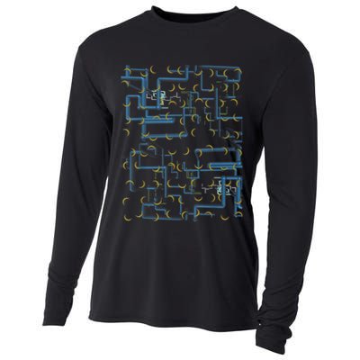 Dan Flashes Complicated Pattern Cooling Performance Long Sleeve Crew