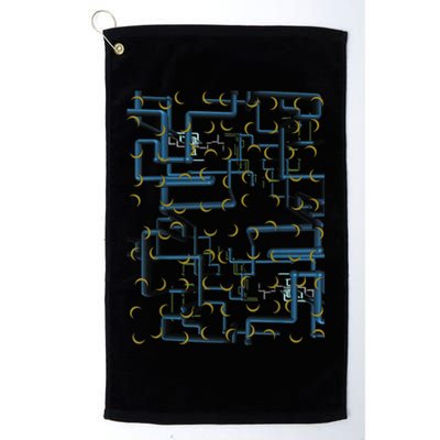 Dan Flashes Complicated Pattern Golf Towel
