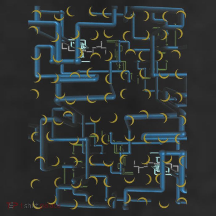 Dan Flashes Complicated Pattern Golf Towel