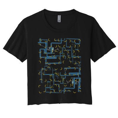Dan Flashes Complicated Pattern Crop Top