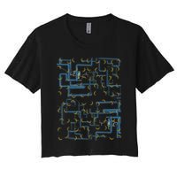 Dan Flashes Complicated Pattern Crop Top