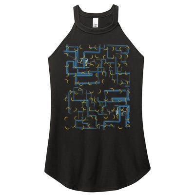 Dan Flashes Complicated Pattern Women's Perfect Tri Rocker Tank