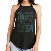Dan Flashes Complicated Pattern Women's Perfect Tri Rocker Tank