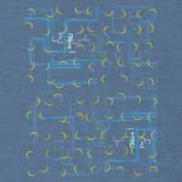 Dan Flashes Complicated Pattern Garment-Dyed Sweatshirt