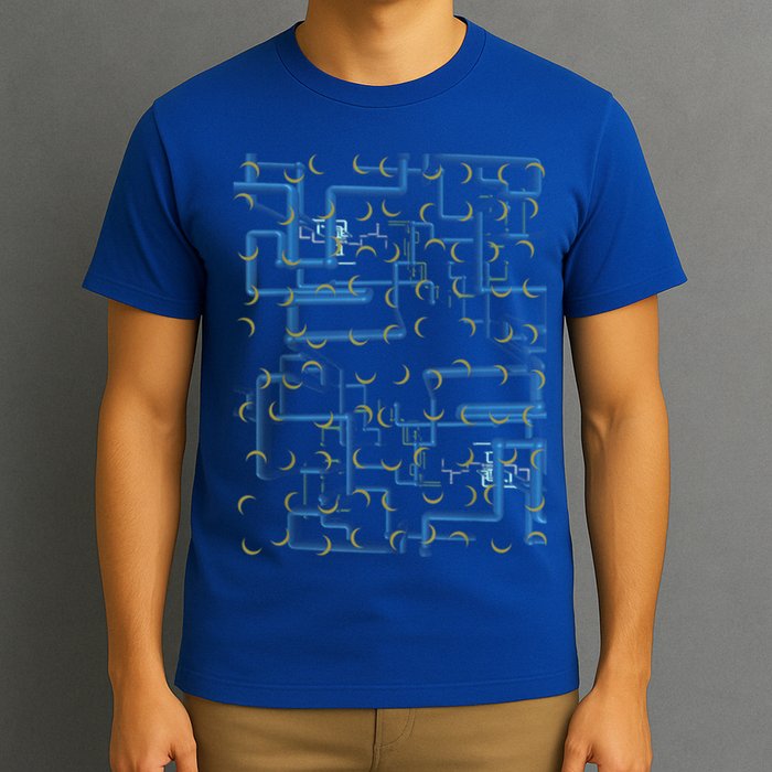 Dan Flashes Complicated Pattern T-Shirt