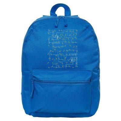 Dan Flashes Complicated Pattern 16 in Basic Backpack