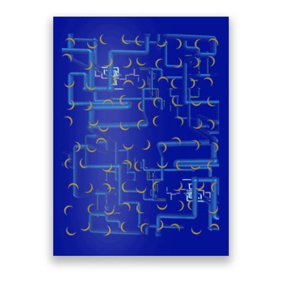 Dan Flashes Complicated Pattern Poster