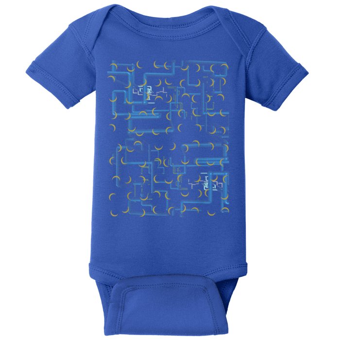 Dan Flashes Complicated Pattern Baby Bodysuit