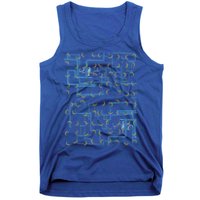 Dan Flashes Complicated Pattern Tank Top