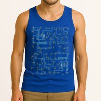 Dan Flashes Complicated Pattern Tank Top