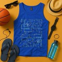 Dan Flashes Complicated Pattern Tank Top