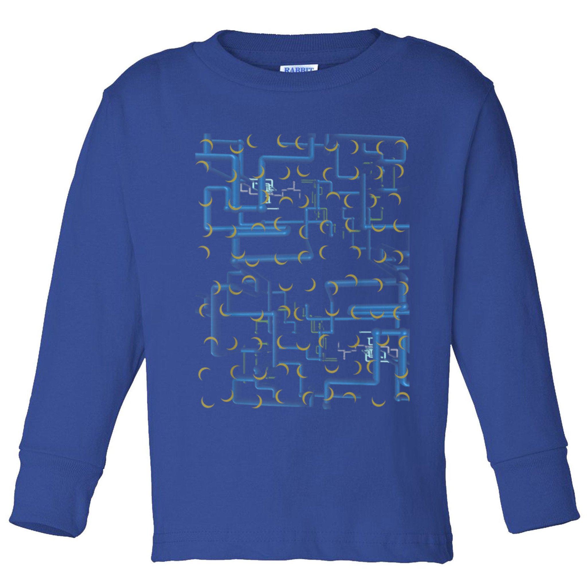 Dan Flashes Complicated Pattern Toddler Long Sleeve Shirt