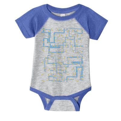 Dan Flashes Complicated Pattern Infant Baby Jersey Bodysuit