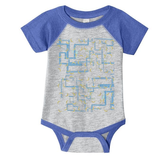 Dan Flashes Complicated Pattern Infant Baby Jersey Bodysuit