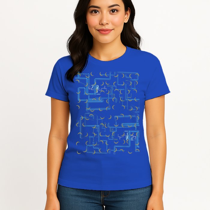 Dan Flashes Complicated Pattern Womens T-Shirt