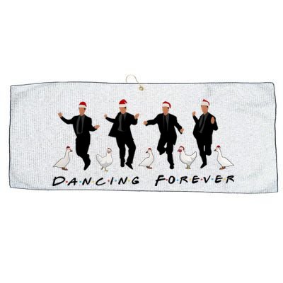 Dancing Forever Chandler Bing Christmas Friends Series Large Microfiber Waffle Golf Towel