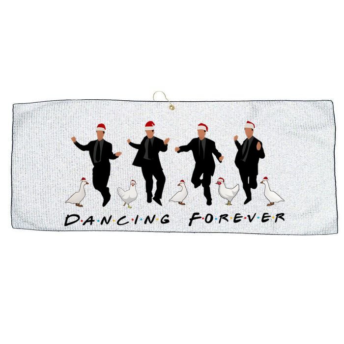 Dancing Forever Chandler Bing Christmas Friends Series Large Microfiber Waffle Golf Towel