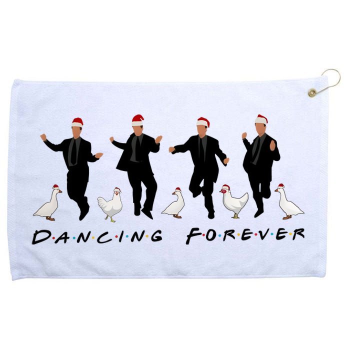 Dancing Forever Chandler Bing Christmas Friends Series Grommeted Golf Towel