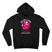 Dig For Cure Ribbon Volleyball Breast Cancer Awareness Hoodie