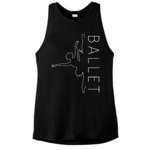 Danseuse Funny Coryphee Ballerina Choreographer Ballet Lover Ladies PosiCharge Tri-Blend Wicking Tank