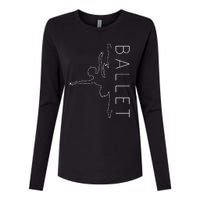 Danseuse Funny Coryphee Ballerina Choreographer Ballet Lover Womens Cotton Relaxed Long Sleeve T-Shirt