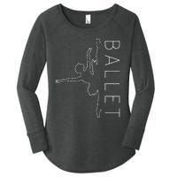 Danseuse Funny Coryphee Ballerina Choreographer Ballet Lover Women's Perfect Tri Tunic Long Sleeve Shirt