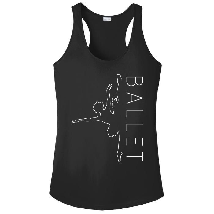 Danseuse Funny Coryphee Ballerina Choreographer Ballet Lover Ladies PosiCharge Competitor Racerback Tank