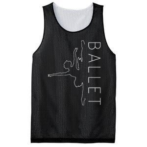 Danseuse Funny Coryphee Ballerina Choreographer Ballet Lover Mesh Reversible Basketball Jersey Tank