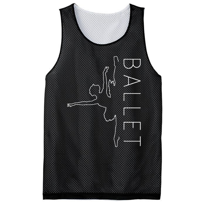 Danseuse Funny Coryphee Ballerina Choreographer Ballet Lover Mesh Reversible Basketball Jersey Tank