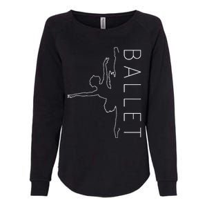 Danseuse Funny Coryphee Ballerina Choreographer Ballet Lover Womens California Wash Sweatshirt