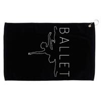 Danseuse Funny Coryphee Ballerina Choreographer Ballet Lover Grommeted Golf Towel