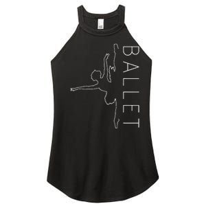 Danseuse Funny Coryphee Ballerina Choreographer Ballet Lover Women's Perfect Tri Rocker Tank